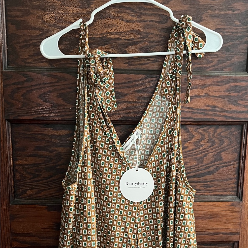 Rusty Dusty Women's Patterned Dress